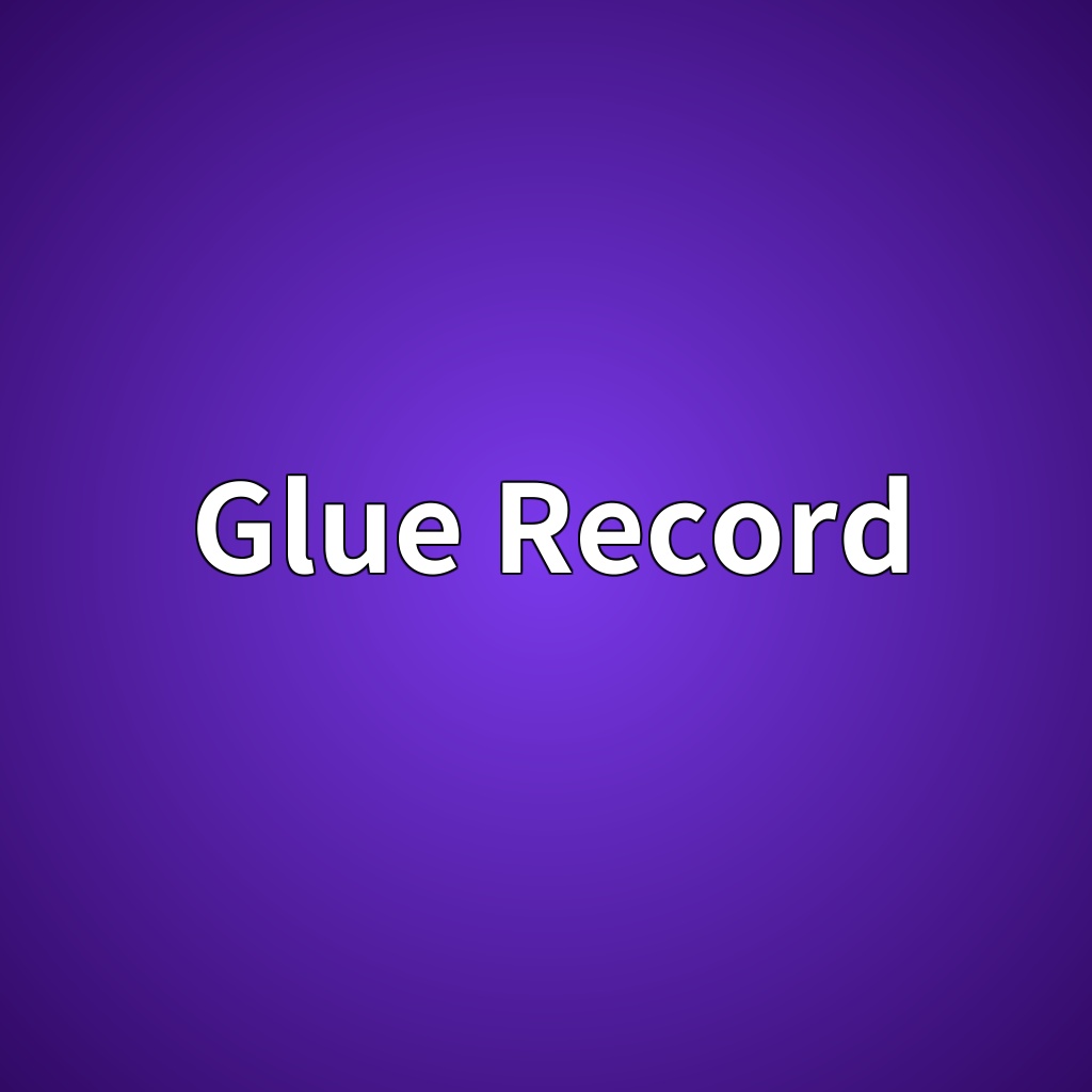 Glue Record가 필요한 구조적 이유 1 glue record 1785325435